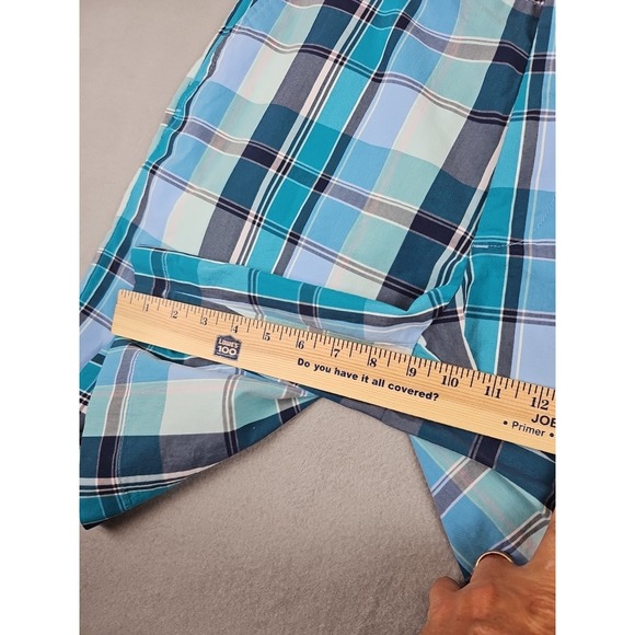 Brooks‎ Brothers Golf Shorts Plaid Performance Stretch Flat Front Men's Size 36 - Picture 3 of 7